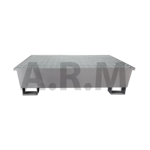 Bac pour 2 fûts de 200 litres