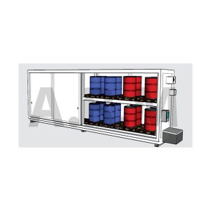 Conteneur régulé - 8 mètres - 2 niveaux